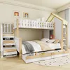A bunk bed with storage in a child's bedroom. Anteprima dell’immagine prodotto