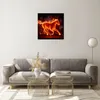 Bilder auf glas - Pferd Illustration Flammen - 50x50cm - Produktbild-Vorschau 7