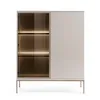 Masseno Vitrinenschrank SENTIERO 126 x 104 cm mit LED Produktbild-Vorschau 4