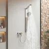 HOROW Regendusche Set Chrom, Duschset Duschsystem mit 4 Produktbild-Vorschau 1