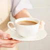 Set de tasses en porcelaine, LOVECASA Tasses à café avec Voir les images du produit 5