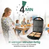 Emerio Sandwichtoaster XXL Family  4x Muschelform, Antihaft Anteprima dell’immagine prodotto 7