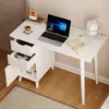 Weißer Computertisch mit Schubladen, Skandinavisches Büro, Produktbild-Vorschau 3
