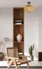 A living room scene with a wooden chair, a bookshelf, a cactus, and decorative items. Náhled obrázku produktu