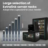 Extralink Lite 12U Wandgemonteerde 19" Rackkast 530x400 mm Productafbeelding-voorbeeld 4