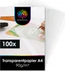 OfficeTree 100 Blatt Transparentpapier weiß DIN A4 - 90 Produktbild-Vorschau 1