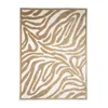 Volero - Waschbarer Teppich - Dunya Zebra Beige Weiß - Produktbild-Vorschau 8
