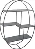 LOFT42 Wally Wandregal oval - Metall - Schwarz - 50x70x15 Produktbild-Vorschau 2