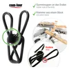 COM-FOUR® 2X Reisewäscheleine - 180-350 cm je Leine- Produktbild-Vorschau 6