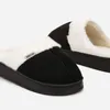 Damen Hausschuhe Slip On Pantoffeln Plüsch Isoliert Produktbild-Vorschau 3