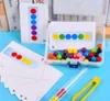 Náučná skladačka farebné montessori gule Náhľad obrázku produktu 7