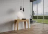 Rozkładany stół konsolowy 90x42/302 cm Isotta Quercia Podgląd zdjęcia produktu 2