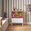 sweeek - Regal für Kinder mit 2 Ablagen und 2 Türen - Weiß Produktbild-Vorschau 5