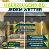 tillvex upínacia markíza 400 cm sivá so solárnou LED diódou Náhľad obrázku produktu 4
