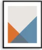 Gerahmtes Poster - Schwarzer Rahmen - Vier die Farben Produktbild-Vorschau 1
