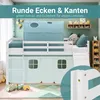 Lit mezzanine Homestyle4u 90 x 200 cm pour enfants, blanc, Voir les images du produit 3