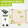 BOMI® Kinderschutzgitter Miko ohne Bohren 63-161 cm | 90° Produktbild-Vorschau 3
