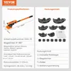 VEVOR Manuelle hydraulische Rohrbiegemaschine 10 Tonnen Produktbild-Vorschau 7