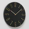 Schwarze Loft-Uhr TEMPO, Ø 30 cm Produktbild-Vorschau 5