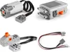 Four different LEGO Technic Power Functions components are displayed against a white background. Produktbild-Vorschau