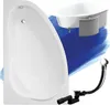 BADLAND Baignoire d'angle Marea GAUCHE 160x100 avec vidage, Voir les images du produit 7