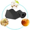 A black bread maker paddle is shown in the center, surrounded by images of food items like dumplings and bread. Produktbild-Vorschau