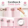 Vorhänge Doppelschicht mit Voile Blickdicht Kinderzimmer Produktbild-Vorschau 4
