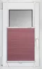 A pink pleated blind is installed on a white window frame. Anteprima dell’immagine prodotto