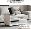 CASARIA® Tavolino Orlando 95x55x50cm 3 Ripiani Legno Anteprima dell’immagine prodotto 2