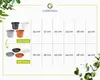 Soucoupe pour pot de fleurs Garronda GD-0023 (blanc, ⌀ 24 Voir les images du produit 6