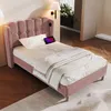 MODFU Polstrovaná postel funkční 90x200 cm s USB Typ C Náhled obrázku produktu 7