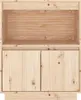 Sideboard 60x34x75 cm Massivholz Kiefer Produktbild-Vorschau 5