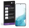 A product shot of a smartphone screen protector and its packaging. Produktbild-Vorschau