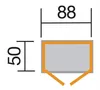 weka Balkon/Terrassenschrank 195 B, DT, 3 Einlegeböden, Produktbild-Vorschau 3