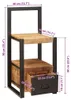 vidaXL Ankleidehaken mit Regal Braun 40 x 40 x 90 cm Produktbild-Vorschau 6