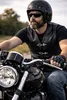 PAULGOS gilet in pelle biker cowl club waistcoat chopper Anteprima dell’immagine prodotto 10