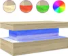 Table basse avec lampes LED Chêne Sonoma 90x50x40 cm Voir les images du produit 1