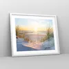 Gerahmtes Poster - Weißer Rahmen - Düne Strand Meer - 50x40 Produktbild-Vorschau 8