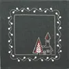 Tischset Weihnachten Kirche 35 x 35 cm Leinenoptik Platzset Produktbild-Vorschau 1