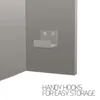 Fortino - Console extensible 91x50/250 cm en mélaminé taupe Voir les images du produit 3