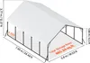 VEVOR Carport, 5,8 x 7,45 x 3,77 m, skladovací stan se Náhled obrázku produktu 9