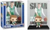 A Funko Pop! NBA Luka Doncic collector's item in its packaging, shown next to a display case version. Anteprima dell’immagine prodotto