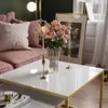 YOSHI GLASS 2 in1 Couchtisch mit Glasplatte Gold matt / Produktbild-Vorschau 3