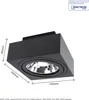 Spectrum LED Mirora GU10 AR111 schwenkbar schwarz Produktbild-Vorschau 7