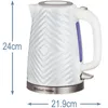 RUSSELL HOBBS Wasserkocher 26381-70 1,7l Groove weiß Produktbild-Vorschau 6