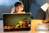 MuchoWow® Laptop Aufkleber Sticker Cover Rustikal - Korb - Produktbild-Vorschau 3