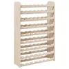 vidaXL Stojan na víno 72,5x25x111,5 cm z masívneho Náhľad obrázku produktu 1