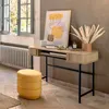 Scrivania COLVA, effetto legno di quercia, dimensioni 105 x Anteprima dell’immagine prodotto 3