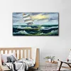 Coloray Canvas 100x50  Wandbild Leinwand Bilder Wellen Produktbild-Vorschau 4