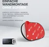 ovimar Haartrocknerhalter Kvitoya | Edelstahl | schwarz Produktbild-Vorschau 5
